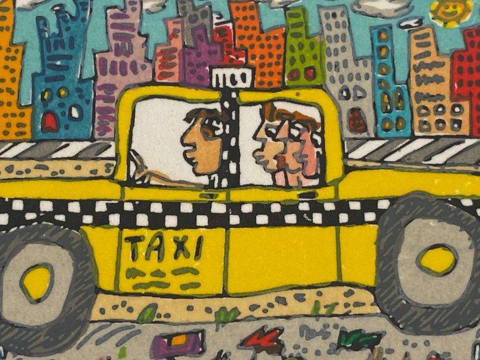 Image 2 of James Rizzi (1950-2011) - TAXI TAKE US HOME, 2002