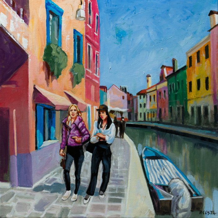 Preview of the first image of Piero Costa - 2 americane a Burano.