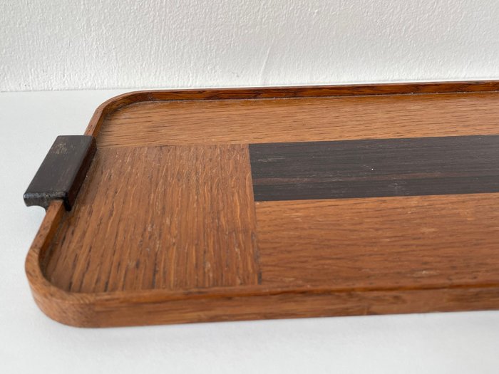 Image 3 of Art Deco tray with marquetry - Amsterdam School