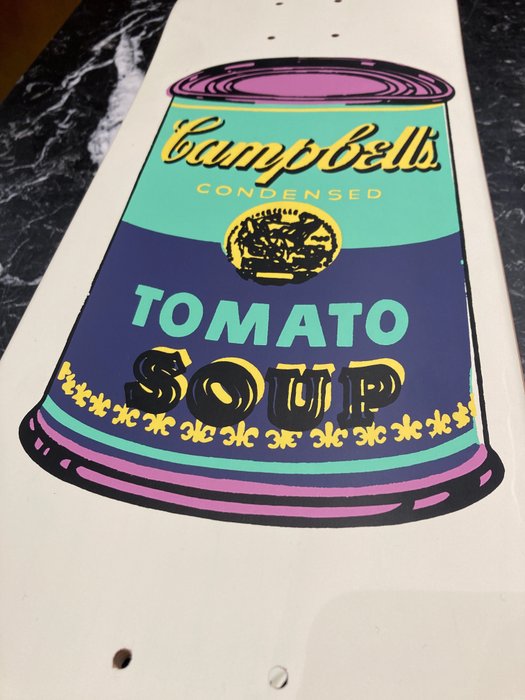 Image 2 of The Skateroom & Andy Warhol (after) - Colored Campbell's Soup - Skateboard