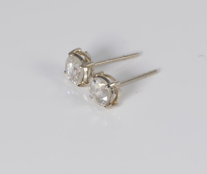 Image 3 of 14 kt. Gold - Earrings Diamond