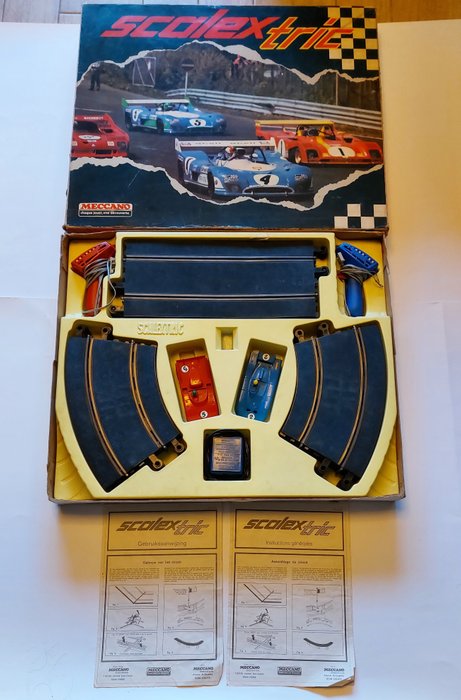 Preview of the first image of Scalextric Meccano - Race track Alfa Romeo - Matra Simca - 1970-1979 - France.