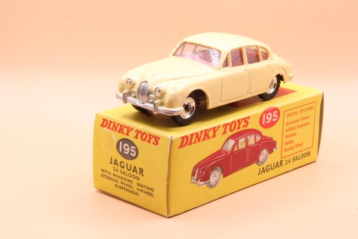 Image 2 of Dinky Toys - 1:43 - ref. 195 Jaguar 3.4 Saloon