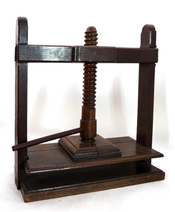 Image 3 of Book press (1) - Wood - 19th century