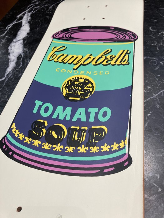 Image 3 of The Skateroom & Andy Warhol (after) - Colored Campbell's Soup - Skateboard