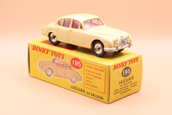 Image 3 of Dinky Toys - 1:43 - ref. 195 Jaguar 3.4 Saloon