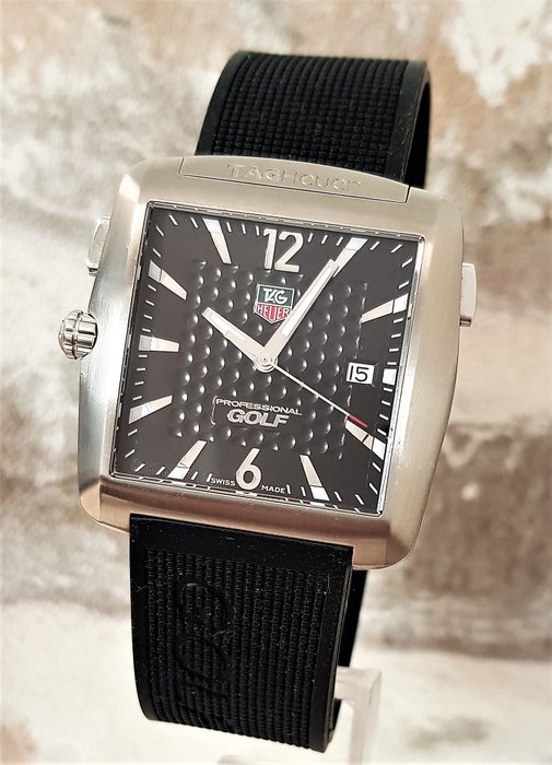 Preview of the first image of TAG Heuer - "NO RESERVE PRICE"- Golf Watch Tiger Woods - Ref. WAE1111-0 - Unisex - 2000-2010.