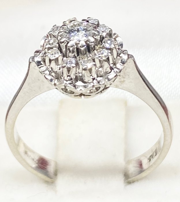 Image 2 of 18 kt. White gold - Ring Diamond - Diamonds