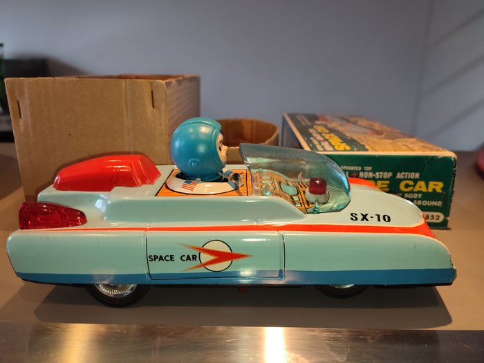 Preview of the first image of Masudaya - Space - 3852 - Spaceship Space Car SX 10 - 1950-1959 - Japan.