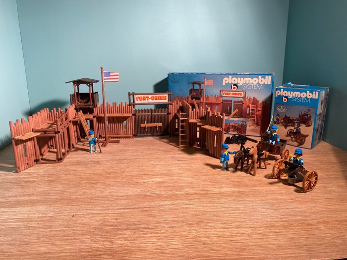 Image 2 of Playmobil - Vintage - Fort - 1970-1979