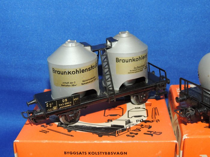 Image 2 of Märklin H0 - 4802/4900/4903/4909/4910/4911 - Wagon - 6 assembled kits - DB