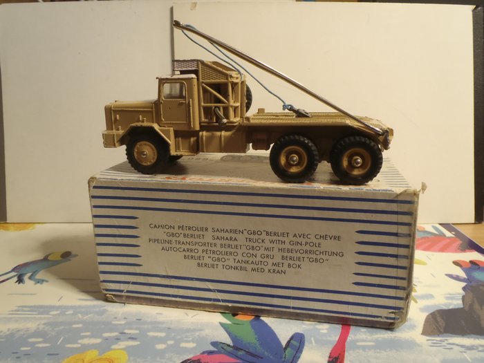 Preview of the first image of Dinky Toys - 1:48 - ref. 888 Berliet GBO Camion Petrolier Saharien.