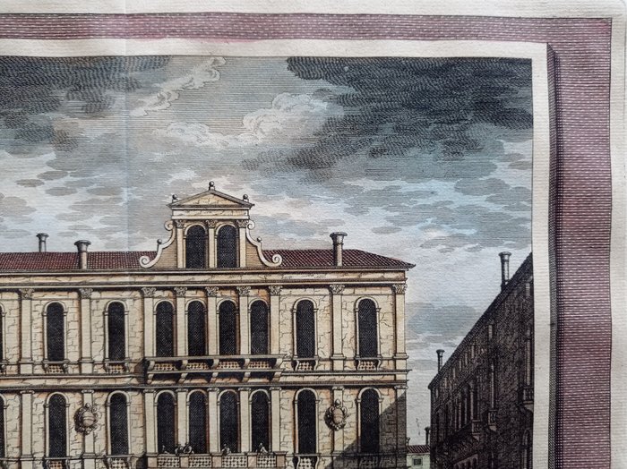 Image 3 of Italy, Veneto, Venezia, Palazzo Priuli Ruzzini; P. Van der Aa - Palatium Ruzzini, prope S.tum Maria