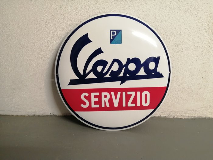 Preview of the first image of Sign - Piaggio - Vespa - 1980-1990.