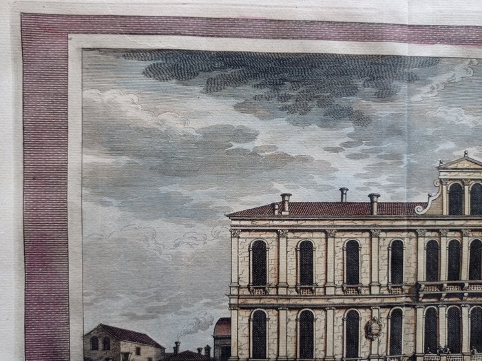 Image 2 of Italy, Veneto, Venezia, Palazzo Priuli Ruzzini; P. Van der Aa - Palatium Ruzzini, prope S.tum Maria