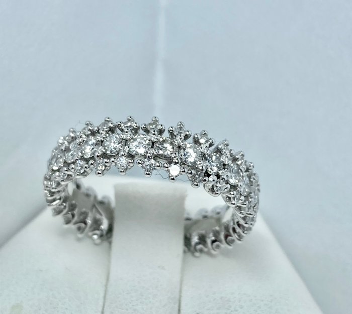 Image 3 of Fantin Made in Italy - 18 kt. White gold - Ring - 2.43 ct Diamond - Diamonds