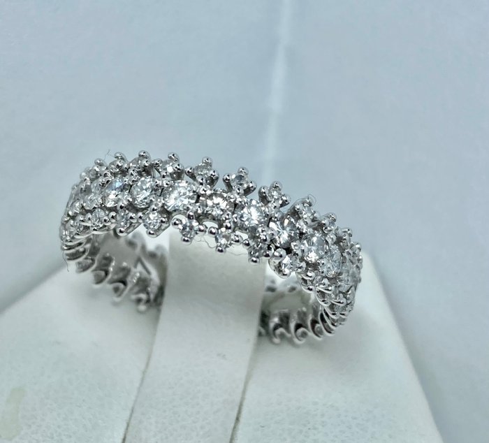 Image 2 of Fantin Made in Italy - 18 kt. White gold - Ring - 2.43 ct Diamond - Diamonds
