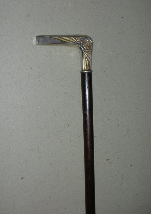 Image 2 of Walking stick - Art Deco - Silver - First half 20th century