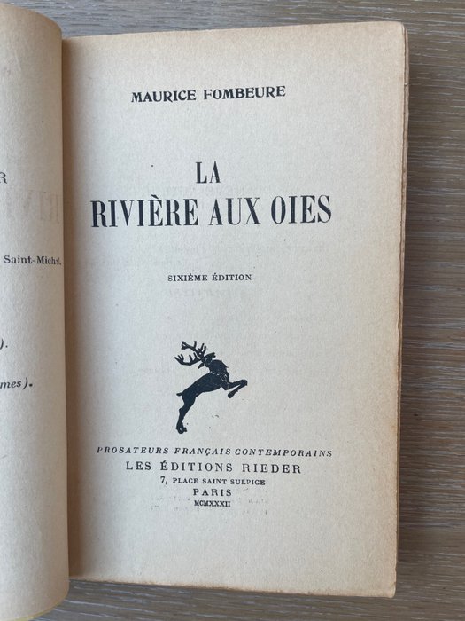 Image 2 of Signé; Maurice Fombeure - La Rivière aux Oies - 1932