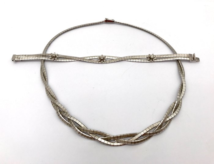 Preview of the first image of 835 Silver - Bracelet, Necklace.
