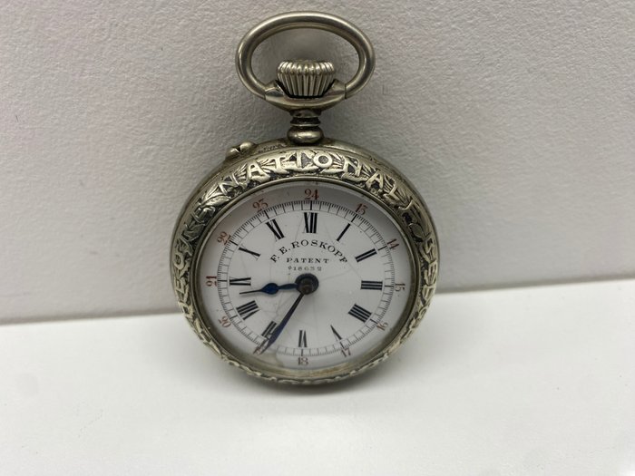 Image 3 of Roskopf - L’Heure Nationale Belge - pocket watch NO RESERVE PRICE - Men - 1901-1949