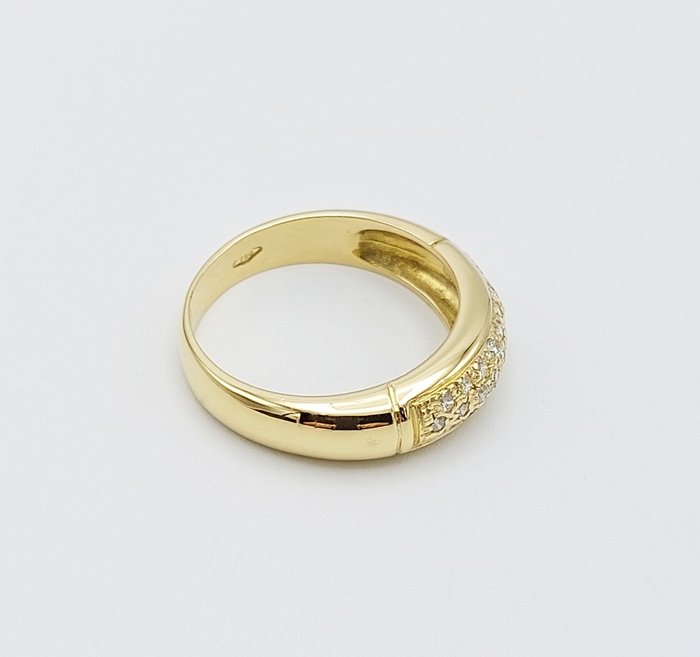 Image 2 of 18 kt. Yellow gold - Ring - 0.20 ct Diamond