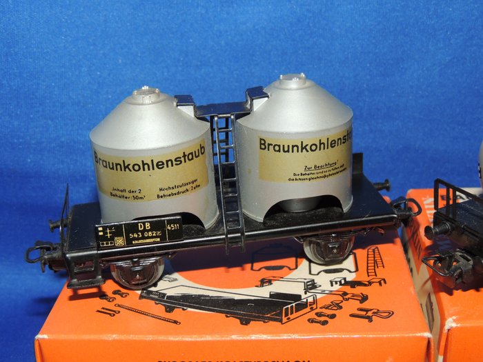 Image 3 of Märklin H0 - 4802/4900/4903/4909/4910/4911 - Wagon - 6 assembled kits - DB