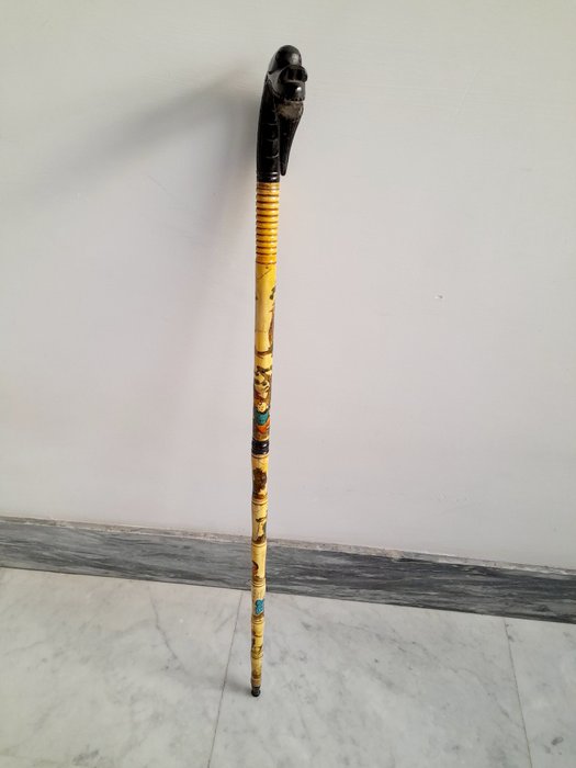 Image 3 of Walking stick - Bamboo, Softwood - Second half 20th century