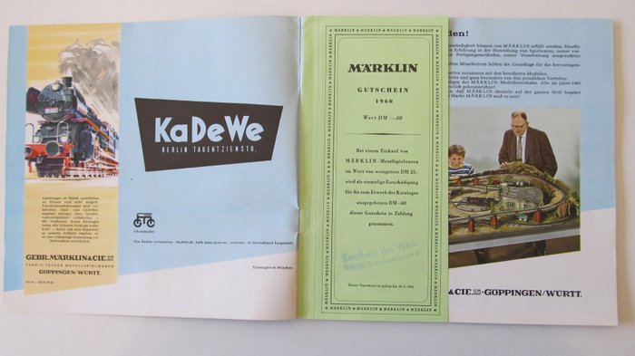 Image 3 of Märklin H0 - 1960/61 D DM, 1961/62 D DM, 1962/63 D DM - German catalogs 1960, 1961 and 1962 - Germa