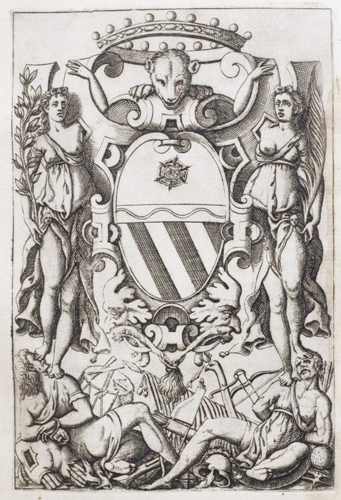Image 3 of Francesco Sansovino - Historia di Casa Orsina (Bound W:) Huomini illustri della Casa Orsina - 1565