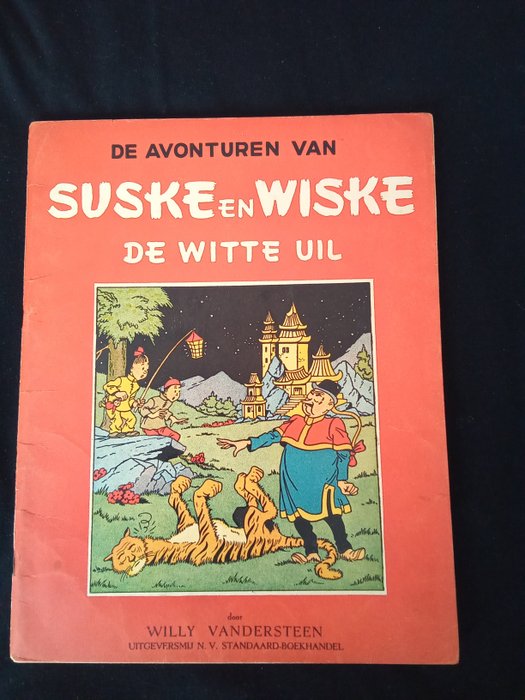 Preview of the first image of Suske en Wiske RV-07 - De Witte Uil - Stapled - First edition - (1950).
