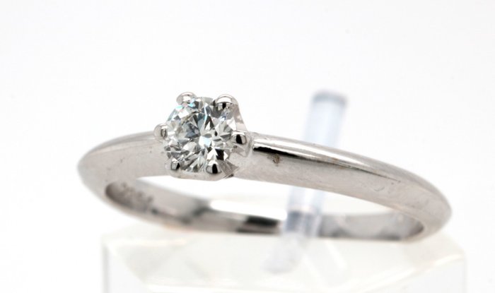 Image 2 of 18 kt. White gold - Ring - 0.25 ct Diamond - Diamonds