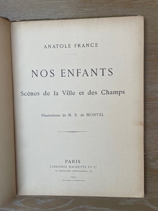 Image 2 of Anatole France / Monvel - Nos Enfants - 1924