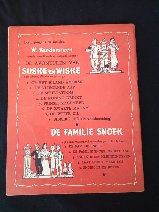 Image 2 of Suske en Wiske RV-07 - De Witte Uil - Stapled - First edition - (1950)