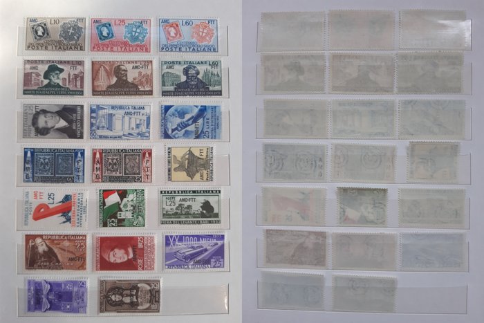 Image 3 of Triest - Zone A 1949/1954 - Collection of 79 stamps AMG-FTT