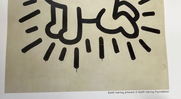 Image 3 of Keith Haring (after) - Grace House Mural - Exhibition Poster