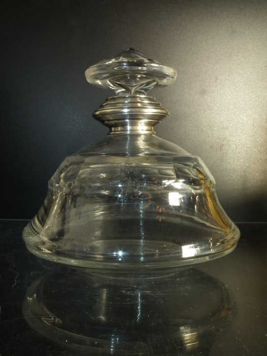 Preview of the first image of Bohemen - Decanter with marked silver collar (1).