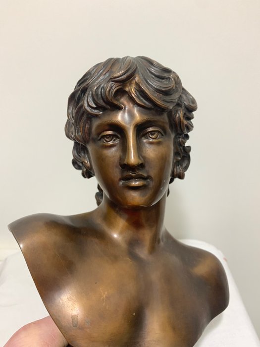Image 2 of Dal modello di Vincenzo Gemito - Fonderia Gemito Napoli - Sculpture, potter's bag (1) - Bronze (pat