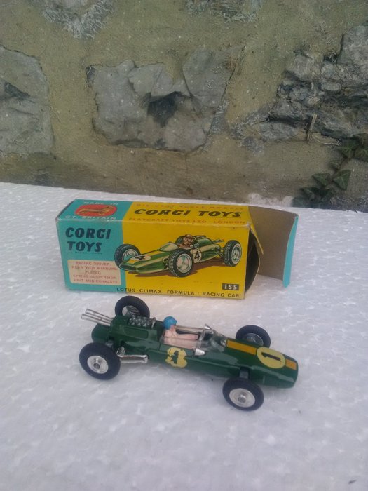 Preview of the first image of Corgy Toys - 1:43 - Lotus Climax Formule 1 Racing Car n. 155.