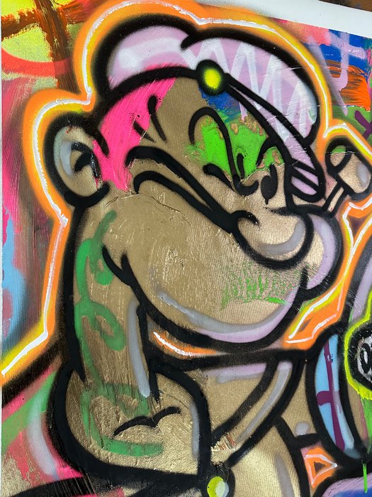 Image 3 of Doped Out M (1988) - Gold Popeye - Acrilic madness