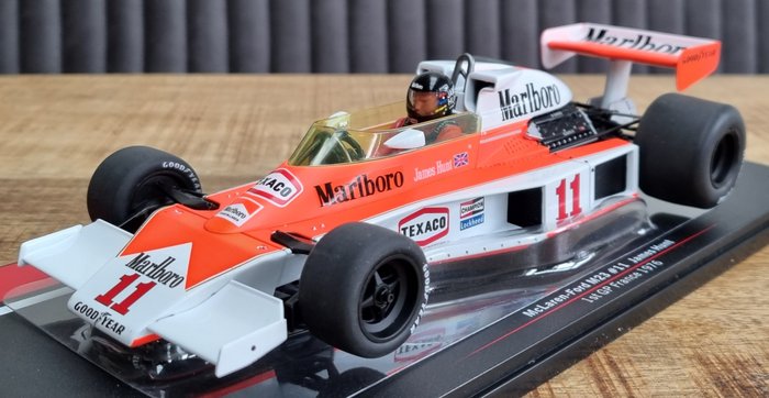 Preview of the first image of Model Car Group - 1:18 - McLaren F1 Team - McLaren Ford M23 #11 James Hunt - Winner French GP - F1.