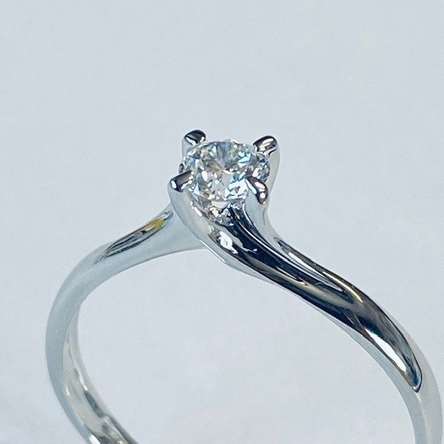 Image 2 of 18 kt. White gold - Ring - 0.25 ct Diamond