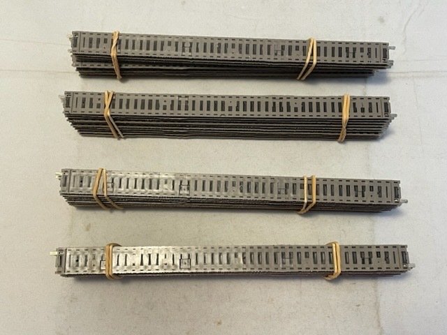 Image 3 of Fleischmann N - 9100 - Tracks - 40 x straight rails 222 mm Professional rail - (8419)