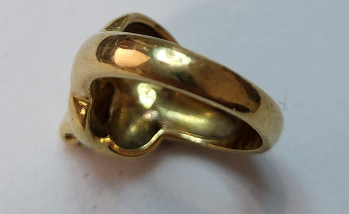 Image 2 of 18 kt. Yellow gold - Ring Diamond - Diamonds