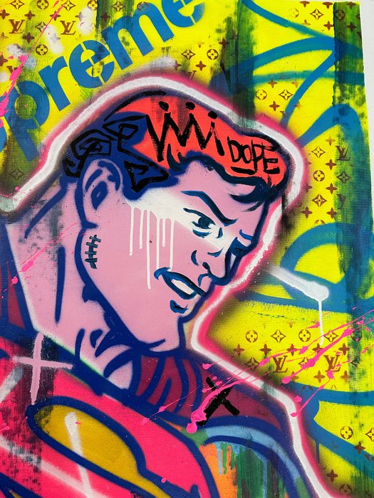 Image 2 of Doped Out M (1988) - Superman x Supreme - Fear of nothing / Vandal