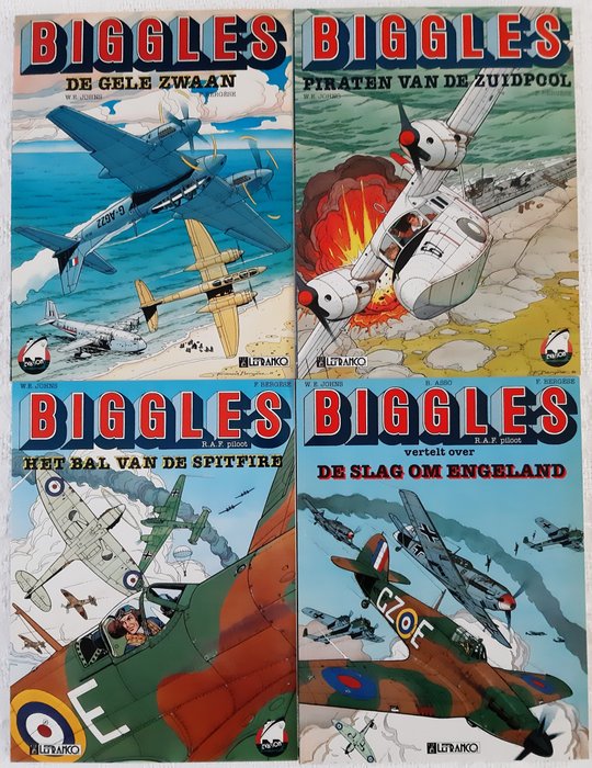 Image 2 of Biggles 1 t/m 18 minus nr 16 - Diverse titels - Softcover - First edition - (1990/2001)