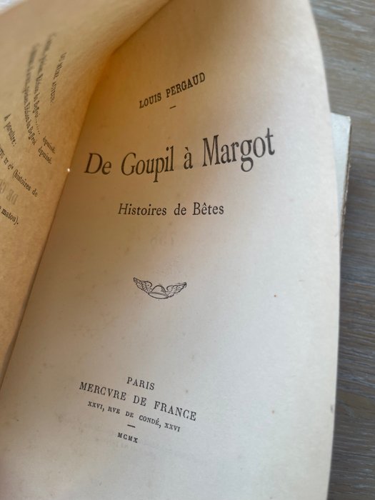 Image 2 of Louis Pergaud - De Goupil à Margot - 1910