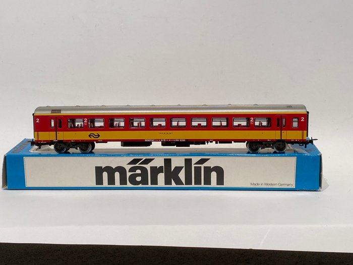 Image 2 of Märklin H0 - 4151/4163 - Passenger carriage - Benelux and sleeping car TEN - NS