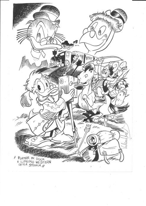 Image 2 of Topolino Topolino 3241 - "Porter Mc Duck e il primo western della storia" - Valerio Held - Loose pa