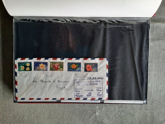 Image 2 of Suriname, Antilles, Aruba and New Guinea 1955/1984 - A collection of FDCs and covers Philatelic ann